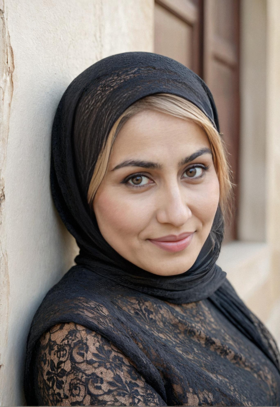 16 arab women with a veil